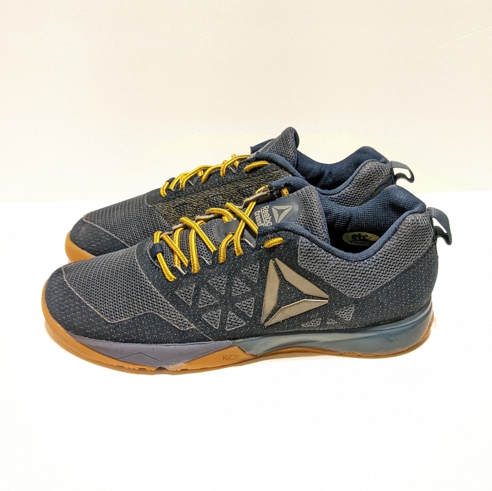 REEBOK Women's CrossFit Nano 6.0 Shoes Denim AR0668 Navy Kevlar Size 8